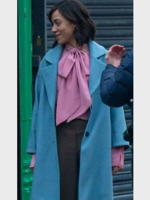 Stay Close Cush Jumbo Blue Coat