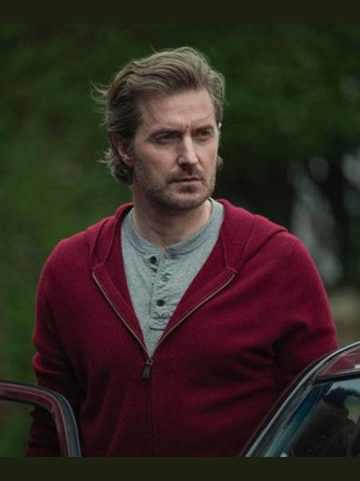 Stay Close Richard Armitage Red Hoodie