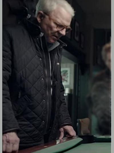 Steve Martin Only Murders in the Building Quilted Black Jacket