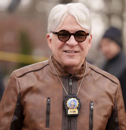 Steve Martin Only Murders in the Building S02 Brown Leather Jacket