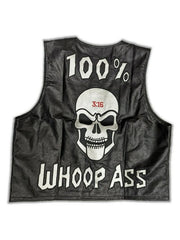 WWE Stone Cold Steve Austin 3:16 Skull Leather Vest