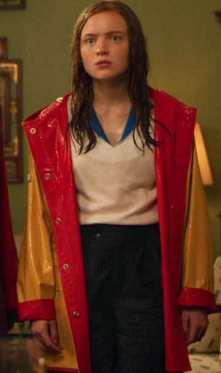 Stranger Things S04 Max Mayfield Yellow Rain Coat