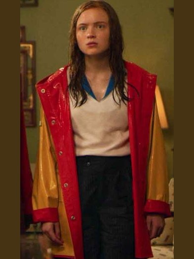 Stranger Things S04 Max Mayfield Yellow Rain Coat