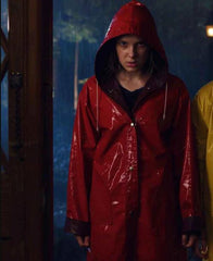 Stranger Things Season 04 Eleven Red Hooded Coat