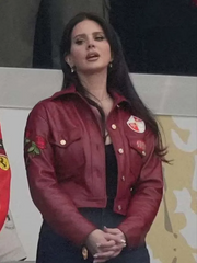 Super Bowl Lana Del Rey Leather Jacket