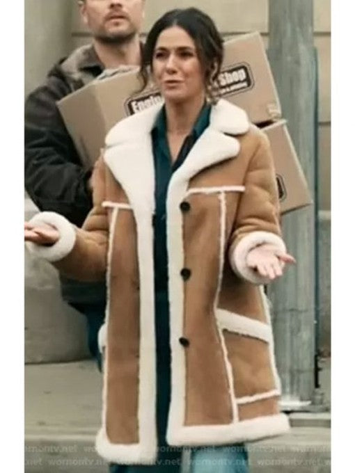 Superman And Lois Lana Lang Shearling Jacket