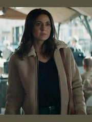 Superman and Lois Lara Lang Cushing Bomber Jacket