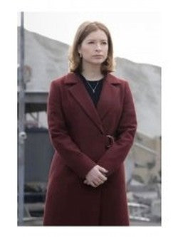 Superman And Lois Stacey Farber Maroon Coat