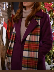 Nantucket Noel Sarah Power Purple Coat
