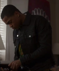 Power Book II Ghost S02 Tariq St Patrick Black Cotton Jacket