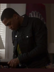 Power Book II Ghost S02 Tariq St Patrick Black Cotton Jacket