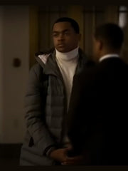 Power Book II Ghost Tariq St. Patrick Grey Puffer Jacket