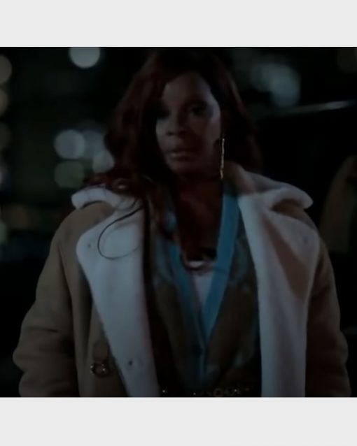 Power Book II Ghost Tasha St Patrick Shearling Coat