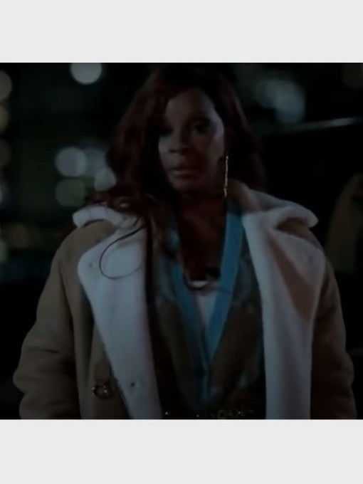 Power Book II Ghost Tasha St Patrick Shearling Coat