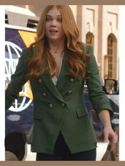 9-1-1 Season 5 Taylor Kelly Green Double Breasted Blazer