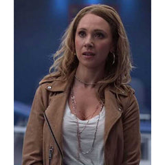 Ted Lasso Keeley Jones Brown Leather Jacket