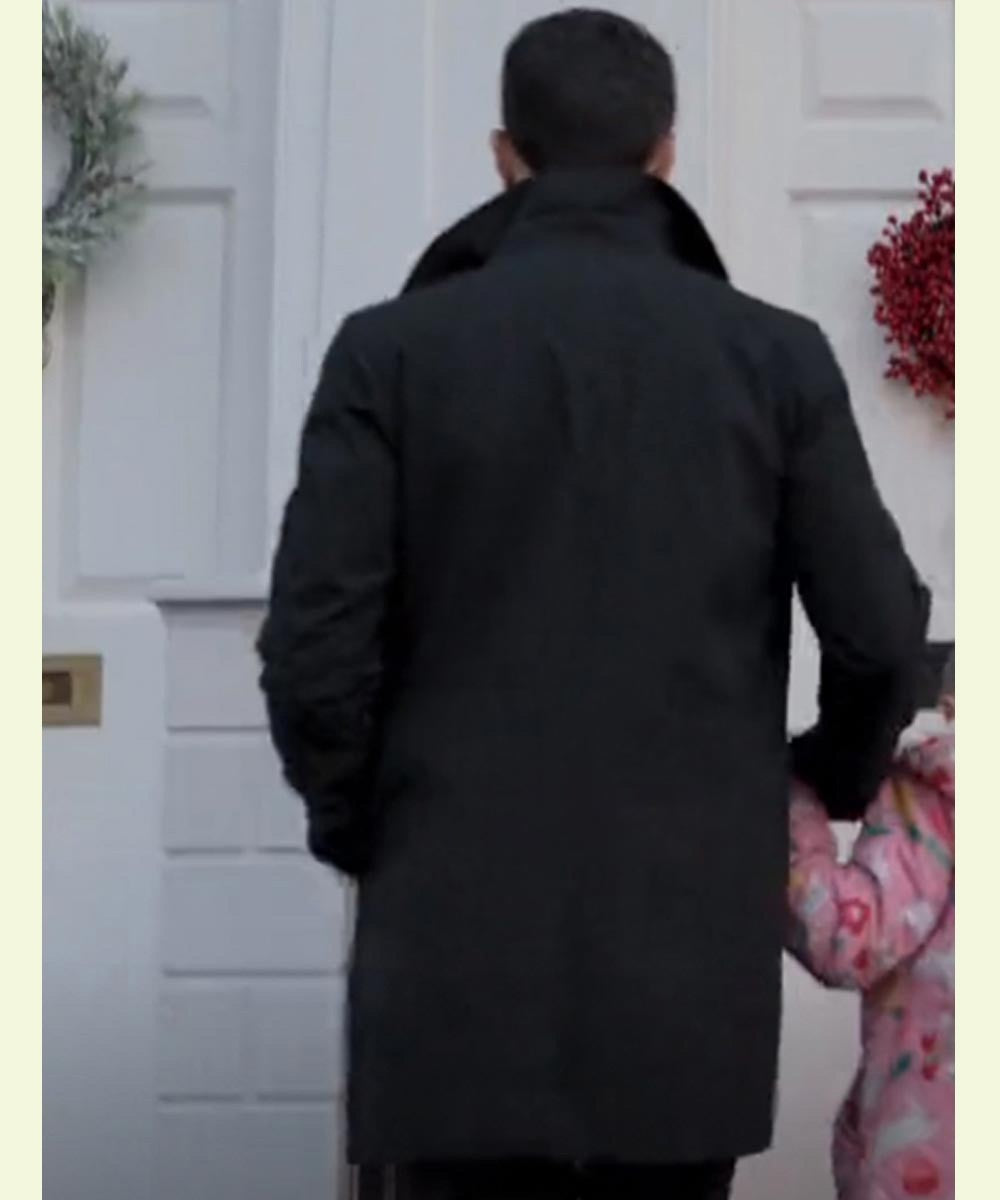 Ted Lasso Roy Kent Black Mid-Length Coat