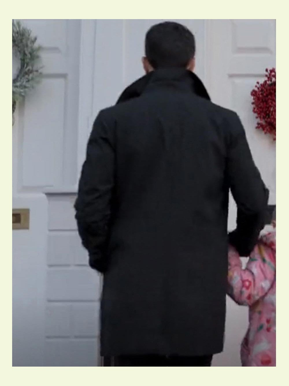 Ted Lasso Roy Kent Black Mid-Length Coat