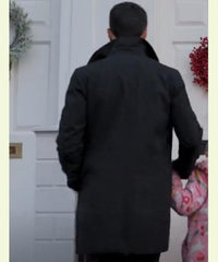 Ted Lasso Roy Kent Black Mid-Length Coat