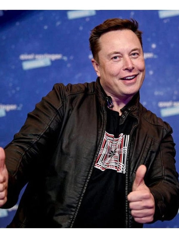 Tesla Event Elon Musk Leather Jacket