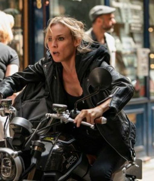 The 355 Jessica Chastain Leather Jacket