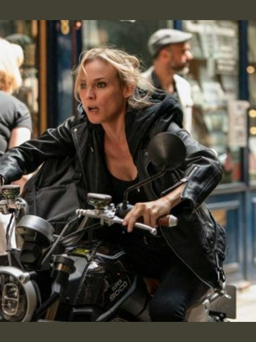 The 355 Jessica Chastain Leather Jacket