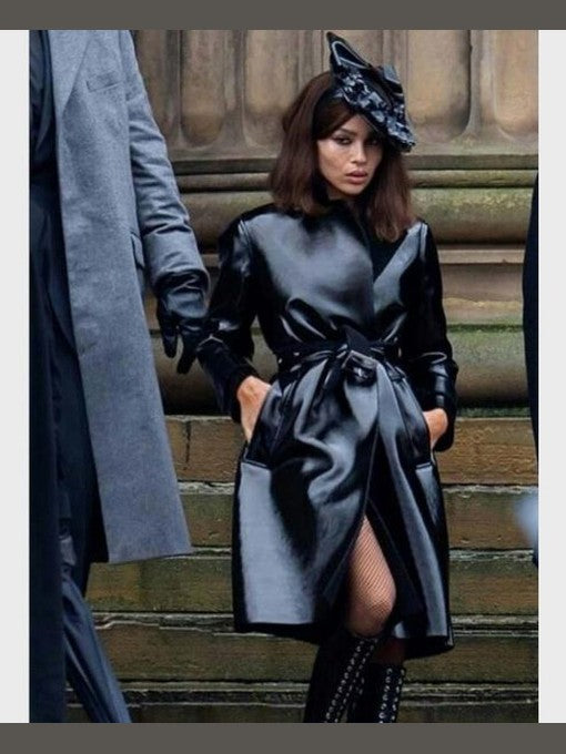 The Batman 2022 Selina Kyle Leather Coat