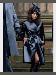 The Batman 2022 Selina Kyle Leather Coat