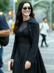 The Devil Wears Prada 2 Anne Hathaway Black Coat