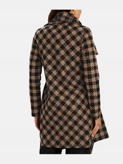 The Equalizer 2021 Melody Chu Houndstooth Coat