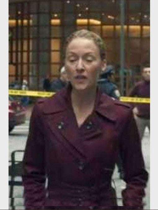 The Equalizer Avery Grafton Maroon Coat