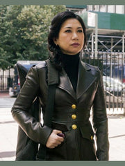 The Equalizer Melody Bayani Black Leather Jacket