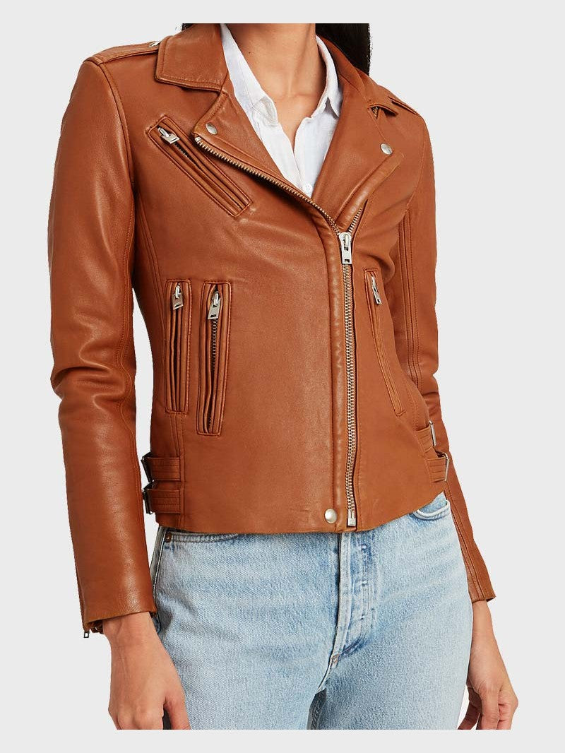The Equalizer S02 Melody Bayani Leather Jacket