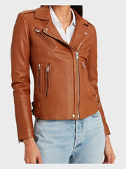 The Equalizer S02 Melody Bayani Leather Jacket