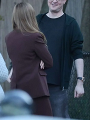 The Exorcist Scarlett Johansson Brown Blazer