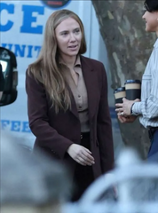 The Exorcist Scarlett Johansson Brown Blazer