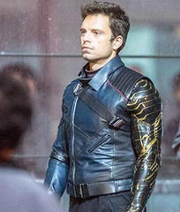 The Falcon and the Winter Soldier Bucky Barnes Leather Jacket
