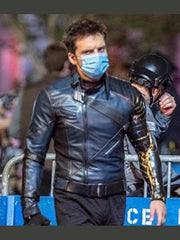 The Falcon and the Winter Soldier Bucky Barnes Leather Jacket