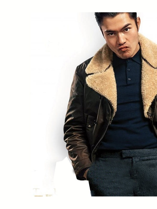 The Gentlemen Henry Golding Leather Jacket