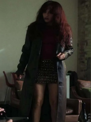 The Girlfriend Olivia Cooke Leather Coat
