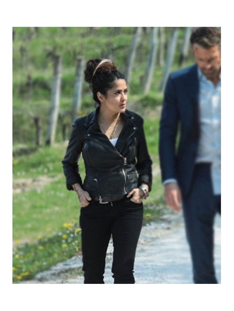The Hitman's Wife's Bodyguard Sonia Kincaid Leather Jacket