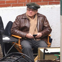 The Irishman Frank Sheeran Brown Leather Jacket