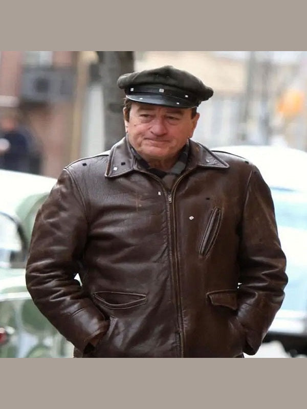 The Irishman Frank Sheeran Brown Leather Jacket