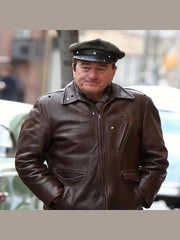 The Irishman Frank Sheeran Brown Leather Jacket