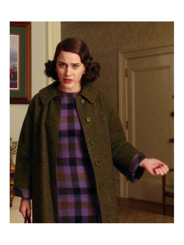 The Marvelous Mrs. Maisel Rachel Brosnahan Black Coat