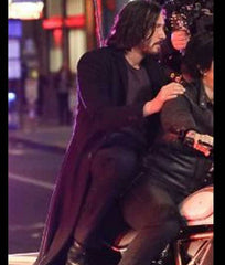 The Matrix 4 Keanu Reeves Black Coat