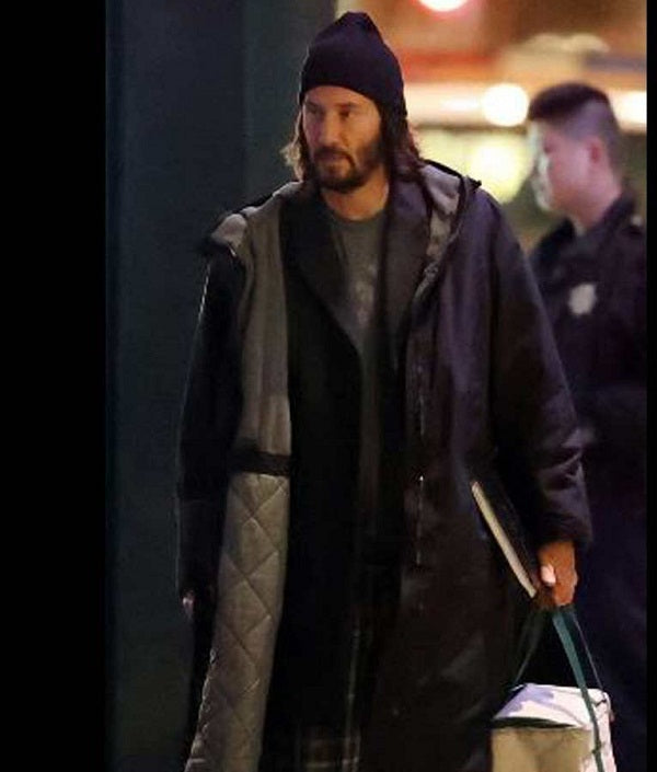 The Matrix 4 Keanu Reeves Hooded Coat