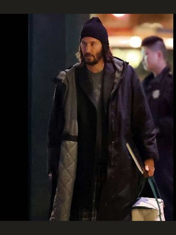 The Matrix 4 Keanu Reeves Hooded Coat