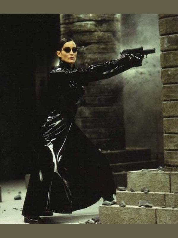 The Matrix 4 Trinity Leather Coat