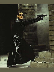 The Matrix 4 Trinity Leather Coat